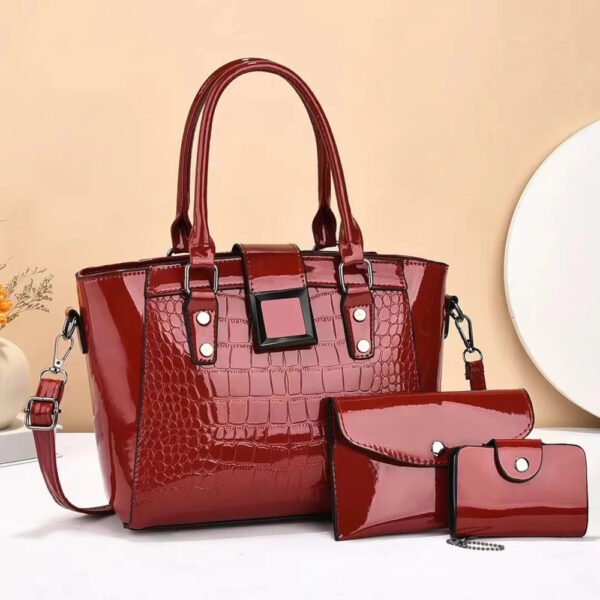 bolso elegante para mujer rojo de byhopro